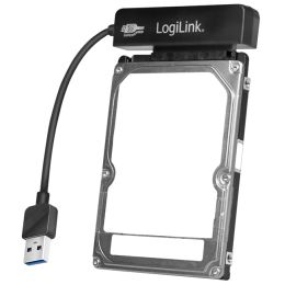 LogiLink USB 3.0 - SATA Adapter mit Schutzhlle, schwarz
