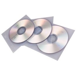 proOFFICE CD-/DVD-Hülle, für 1 CD/DVD, PP, transparent