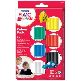 FIMO kids Modelliermasse-Set Colour Pack girlie, 6er Set
