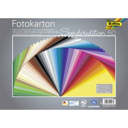 folia Fotokarton, (B)250 x (H)350 mm, 300 g/qm, sortiert