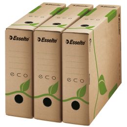 Esselte Archiv-Schachtel ECO, DIN A4, braun, (B)80 mm