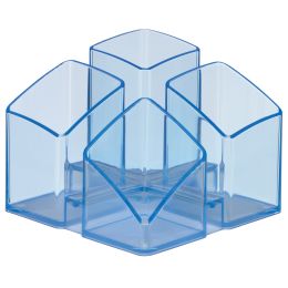 HAN Multikcher SCALA, 4 Fcher, blau-transparent