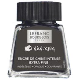 LEFRANC BOURGEOIS Tinte Nan-King, schwarz, Inhalt: 250 ml