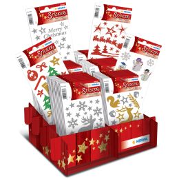 HERMA Weihnachts-Sticker MAGIC Glanz & Glittery, Display