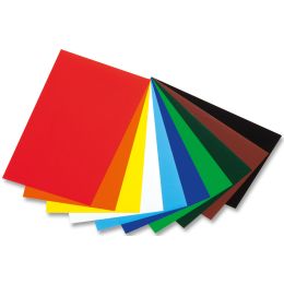 folia Glanzpapier, (B)350 x (L)500 mm, farbig sortiert