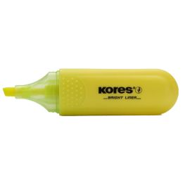 Kores Textmarker BRIGHT LINER, Farbe: gelb