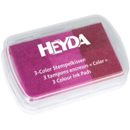 HEYDA Stempelkissen 3-Color, hellblau/mittelblau/dunkelblau