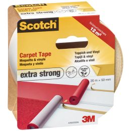 Scotch Teppichklebeband extra stark, 50 mm x 7 m, weiß