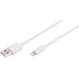 DIGITUS Daten- & Ladekabel, Apple Lightning - USB-A, 1,0 m