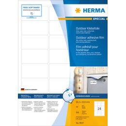 HERMA Outdoor Folien-Etiketten SPECIAL, 45,7 x 21,2 mm, wei