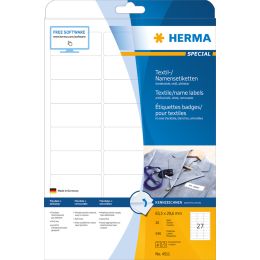 HERMA Namens-Etiketten SPECIAL, 63,5 x 29,6 mm, weiß
