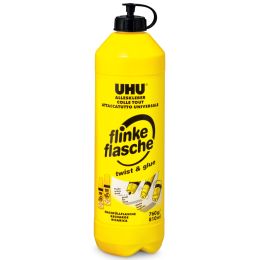 UHU Alleskleber flinke flasche, Nachfllkanister, 760 g
