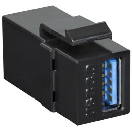 LogiLink Keystone Modular Verbinder USB 3.0, schwarz
