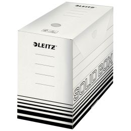 LEITZ Archiv-Schachtel Solid, wei/schwarz, (B)150 mm