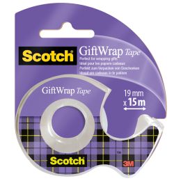 Scotch Geschenk-Klebefilm GiftWrap Tape, im Handabroller