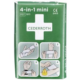 CEDERROTH 4-in-1 Blutstiller-Verband, mini