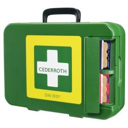 CEDERROTH Erste-Hilfe-Koffer, Inhalt nach DIN 13157