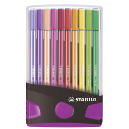 STABILO Fasermaler Pen 68, 20er ColorParade, rot