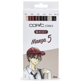 COPIC Marker ciao, 5+1 Set Manga 5