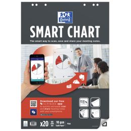 Oxford Flipchart-Block Smart Chart, selbstklebend