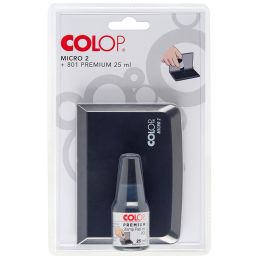 COLOP Kombibox Stempelkissen + Stempelfarbe, schwarz