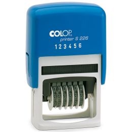 COLOP Ziffernstempel Printer S226, 6-stellig, blau