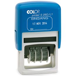 COLOP Datumstempel Printer S260/L1 EINGANG, blau