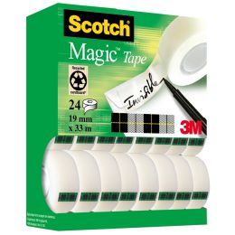 Scotch Klebefilm Magic 810, 19 mm x 33 m, 24 Rollen