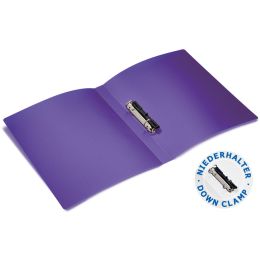 HERMA Ringbuch, DIN A4, 2-Ring-Mechanik, transluzent-violett