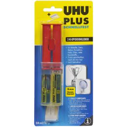 UHU 2-Komponenten-Klebstoff plus schnellfest, 27 g Doppel-